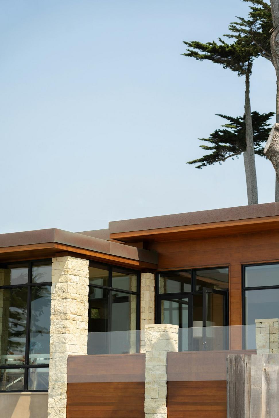 Completed lake house